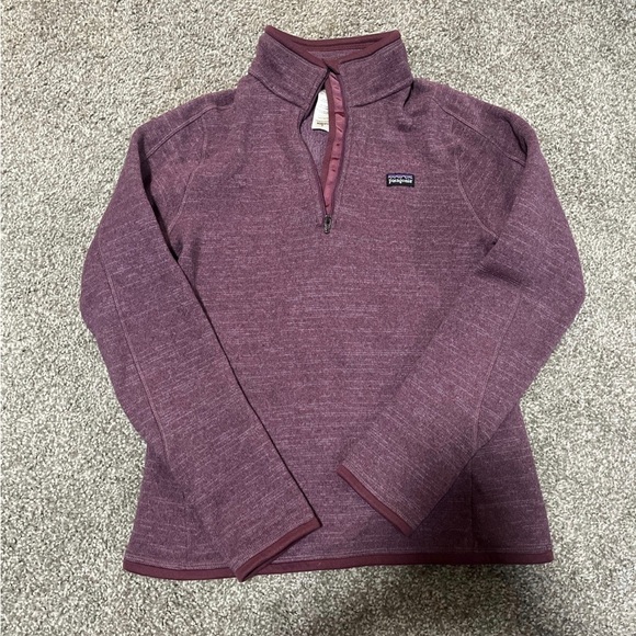 Patagonia Purple Quarter-Zip Pullover - Picture 1 of 3